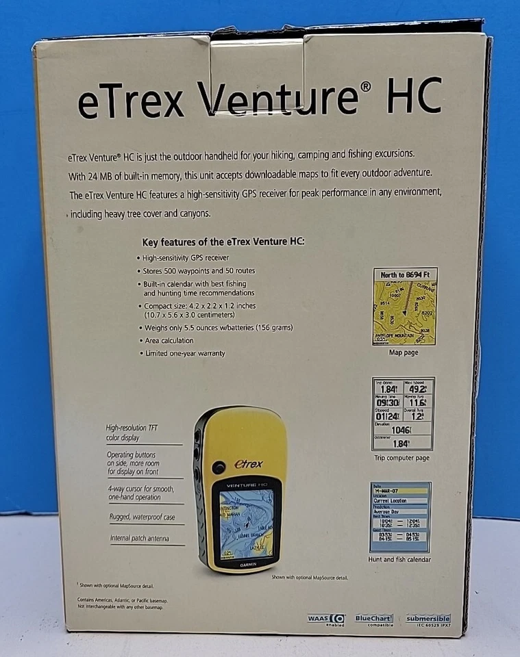 Garmin Handheld Etrex Venture HC GPS With CD.  - Image 4 of 4