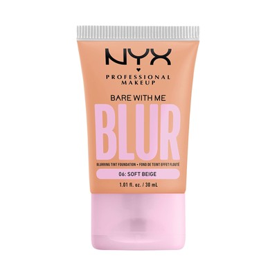 NYX PROFESSIONAL MAKEUP Bare With Me Blur Skin Tint Foundation Make Up with M...