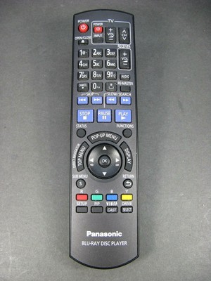 Genuine Panasonic Blu Ray Disc Player Remote Control N2qayb Ebay