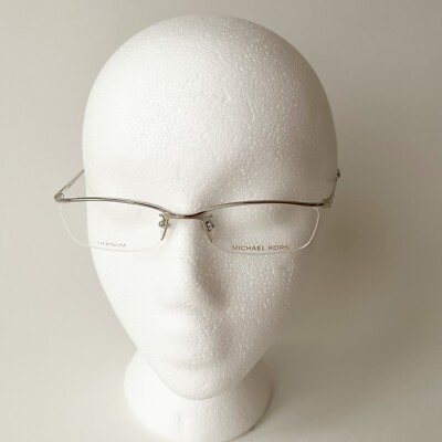 Michael Kors Eyeglasses Frame Half Rim Titanium MK717AF 52-17-140 Display Model Michael Kors Women main image 4
