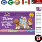 Stylish Magnetic Hanging Calendar - 2024 Family Planner with Reminder Stickers