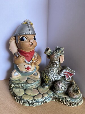 Pendelfin George And The Dragon Prod 1995-1996 Mint Cond Unboxed