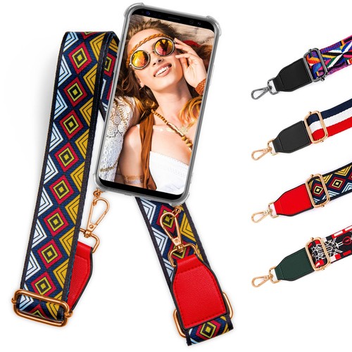 Handykette für Apple iPhone XS / iPhone X Umhängeband Case Hülle mit Band Breit