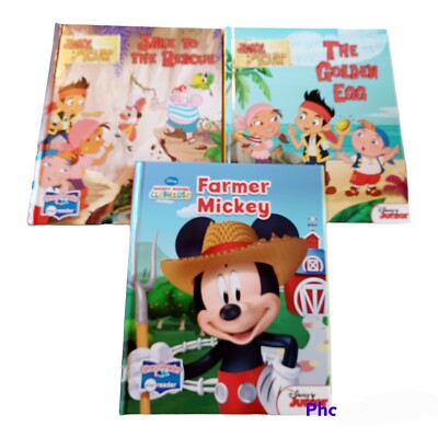 Lot of 3 Disney Me Reader Story Books-Mickey Mouse-Jake & Neverland Pirates