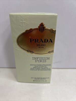 PRADA  infusion d'iris Eau De Parfum Absolue Fleur D Oranger 1.7oz Spray NIB