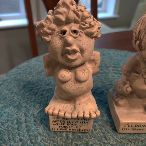 Retro 1970's American Greetings Corp. Pair  of figures 1971 - Picture 3 of 9