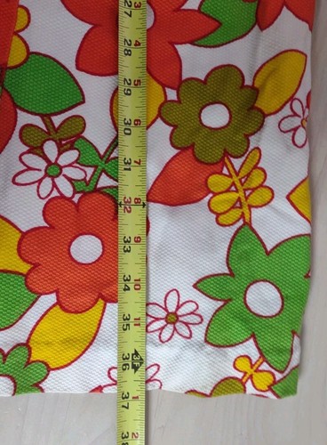 60er Jahre Handarbeit Blumen Etuikleid Vintage Flower Power Retro Boho Hipster *ANSEHEN - Bild 5 von 9
