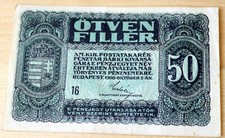 1920 Hungary 50 Filler P 44