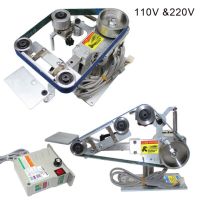 Brushless 110V/220V Belt Machine DIY Belt Sander DIY Polishing Grinding Machine