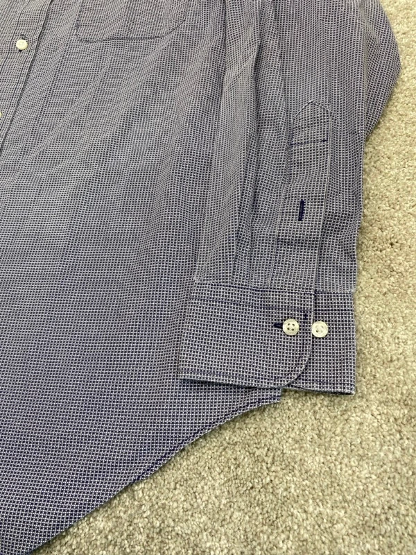 Camisa Lauren by Ralph Lauren Para Hombre 16 Negra Geométrica Manga Larga Abotonada Foto 3 de 4