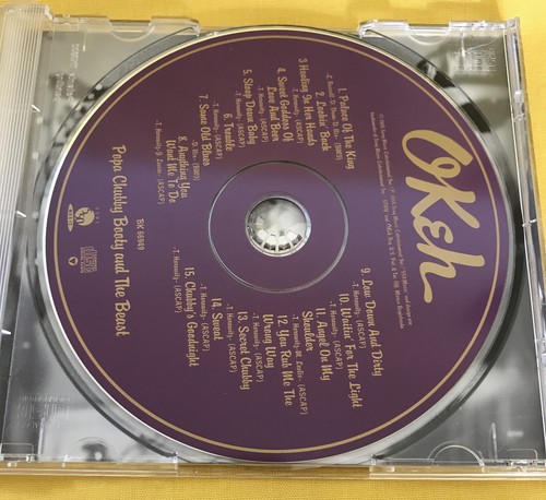 Popa Chubby Booty and the Beast CD Sony Music 1995 - Picture 3 of 3