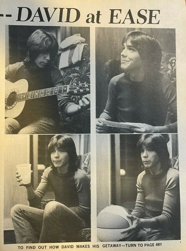 1972 Singer David Cassidy in Action Keith Partridge - Picture 2 of 2