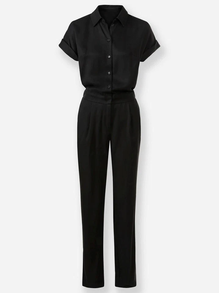 Mode von Heine Damen Jumpsuit Overall Einteiler schwarz Gr. 38 NEU - Bild 1 von 1