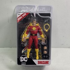 McFarlane DC Direct Page Punchers Platinum Shazam 7  Figure 2024 Comic Book New