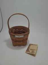 Longaberger 1989 Inaugural Basket 5 x 4.5
