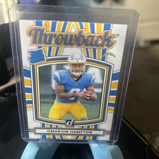 2025 Panini Donruss - Rated Rookies Throwbacks Omarion Hampton #14 (RC)