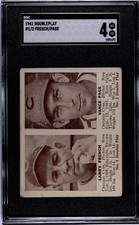1941 Double Play Larry French/Vance Page SGC 4 #1/2 Cubs
