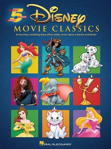 Disney Movie Classics. Piano Solo.: Five-Finger Piano - 8 Songs... - Various