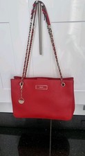 DKNY~ Beautiful Red Leather Shoulder Bag