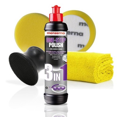 Menzerna Handpolitur Set Polieren Applikator Politur Pad Microfaser Auto Pflege