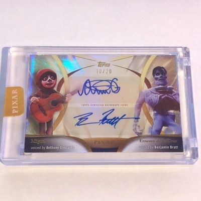 2025 Pixar Gold Miguel And Ernesto de la Cruz Duo Auto Card /20 #GDA-GB Coco 