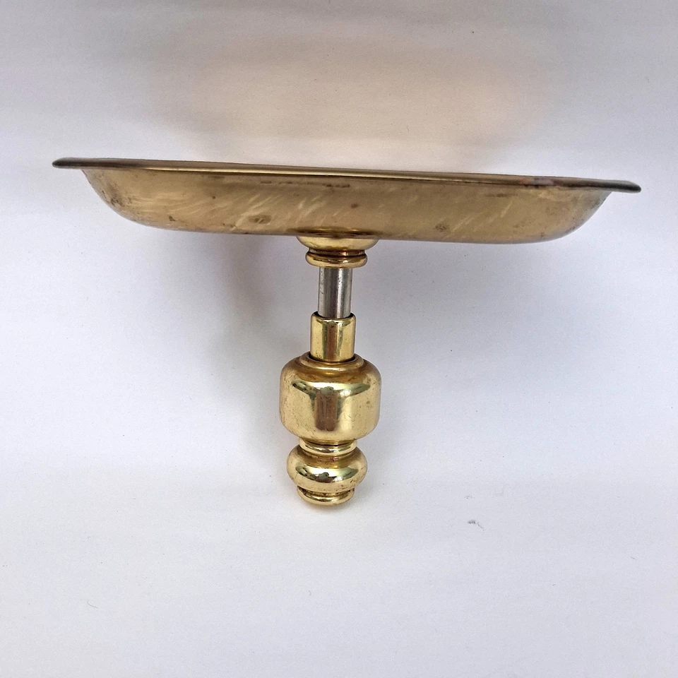 Luxury Gold Soap Dish Wall Mount Bath Soap Holder Tray Solid Brass - Image 3 of 4