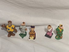 Lot of 5 Vintage 1990 Wendy's Alf Tales 3" Vinyl Toy Figures