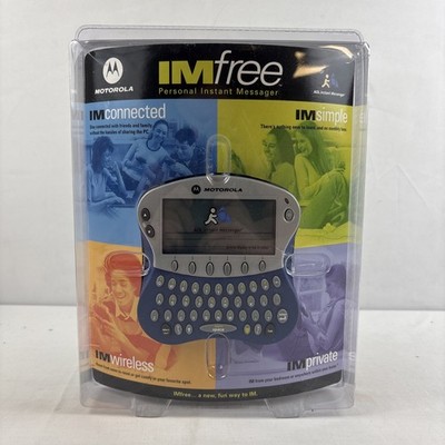 Vintage Motorola IMfree 56565 Personal Instant Messenger Device AOL IM 2003 NEW