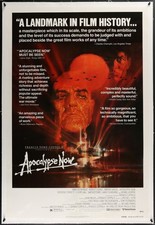 Apocalypse Now 1979 Original Movie Poster Linen-Backed Marlon Brando Coppola