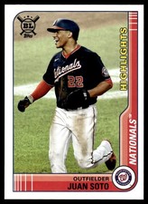 2021 Topps Big League Juan Soto HL Washington Nationals #290 11042