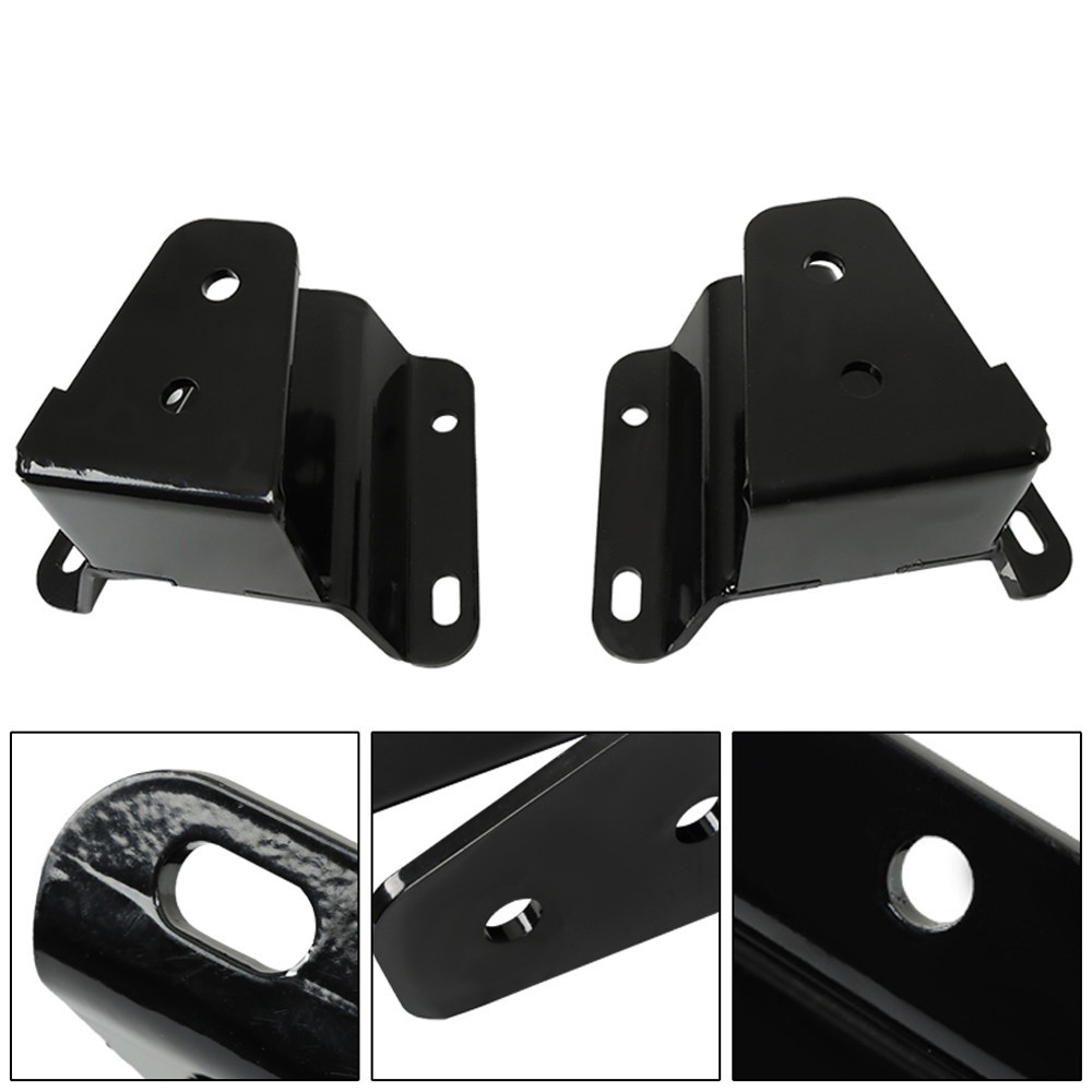 For Ford F100 2WD 1965-1972 4" Rear Drop Lowering Hanger Shackle Kit Steel LH+RH