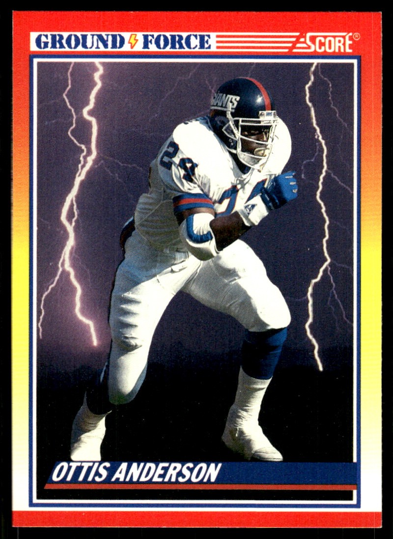 Ottis Anderson 1990 Score #562 Giants NFL READ FREE SHIPPING AutographDen
