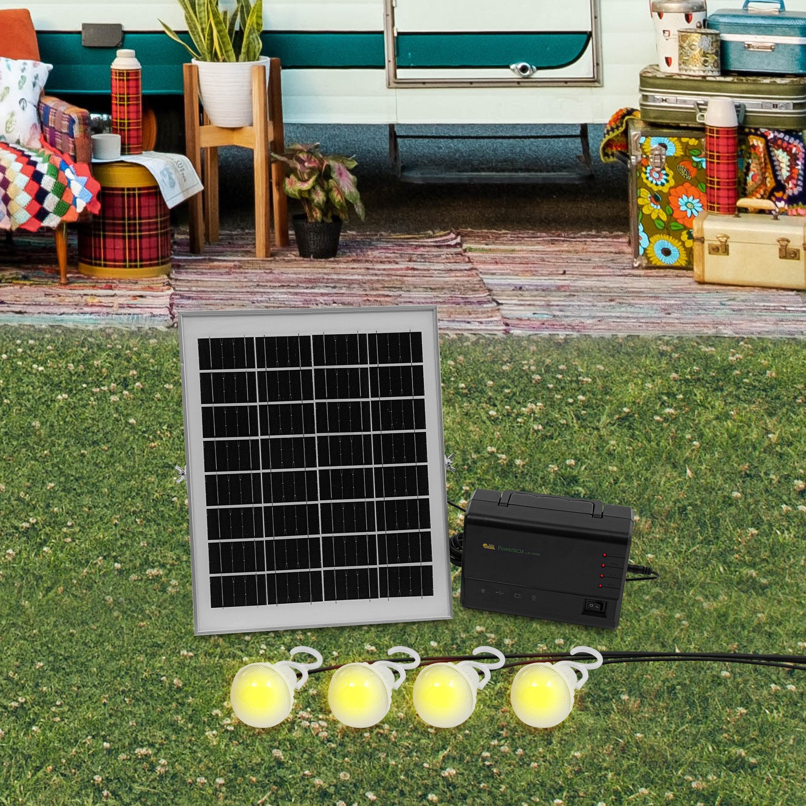 Lighting Kit Solar Light For Home Camping