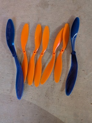 RC Car Accessories GWS Orange Propellers and Two Blue