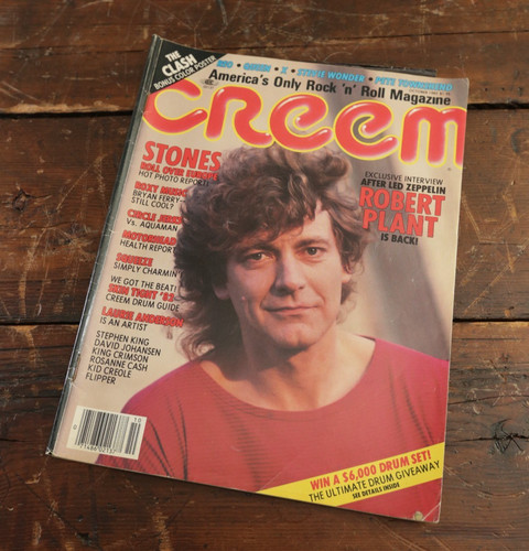 CREEM October 1982 ROBERT PLANT Led Zeppelin QUEEN Circle Jerks Used