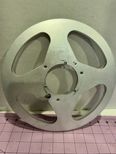 Vintage Scotch 10.5" in. Silver Metal Empty 1/4" Tape Reel to Reel Audio Take-Up