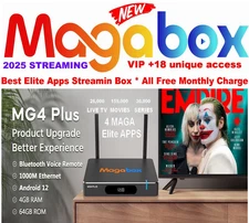 MAGABOX PLUS P&P⚡20 APPS⚡Rec.TV vs. vseebox supebox s5 s6 s7 elite ultra supreme