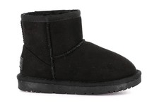GRUNLAND JUNIOR  -STIVALETTO BAMBINA -DONNA- CON PELLICCIA -CROMPO-COL. NERO