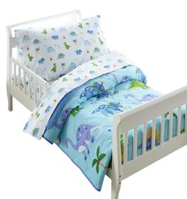 Wildkin Kids Cotton Toddler Comforter  Soft, Lightweight Crib Blanket - Dinosau