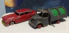 2 DINKY TOYS No. 171 HUDSON SEDAN & 252 BEDFORD REFUSE WAGON Late 1950's