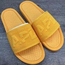 APL Slides Men’s 11 BL TechLoom Mango Sandals $130 NEW Defect