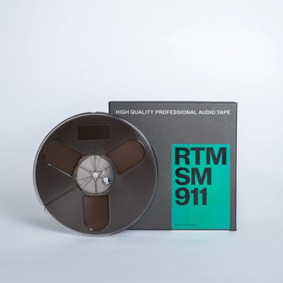 RTM SM911 Reel to Reel Analog Recording Tape ¼  Plastic Trident 1200ft Ø7''