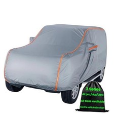 SUV Car Cover Waterproof All Weather for Size 9: SUV 2 Under 192" Gray Max 