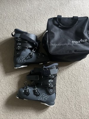 K2 BFC 90  MENS 12 - 12.5 Us Eu 46 Ski Boots Dark Gray Used Lightly with bag
