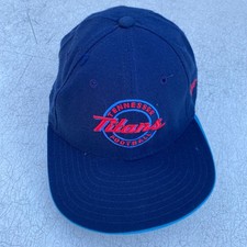 Vintage Tennessee Titans Snapback Hat Baseball Cap New Era Made in USA NFL
