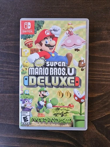 New Super Mario Bros. U Deluxe (Nintendo Switch) Tested Working