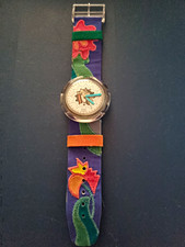 Swatch Pop Quarz Armbanduhr transparent, mehr...