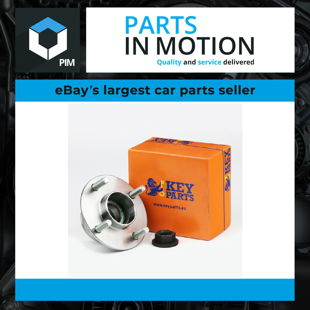 Wheel Bearing Kit Rear KWB472 Key Parts 5027621 Genuine Top Quality Guaranteed