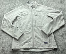 Patagonia Guide Jacket Mens XL Gray Softshell Windbreaker Lined Full Zip Pockets