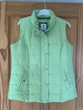 DASH Lime Green Ladies Warm Padded Body warmer Gilet size 12 Excellent